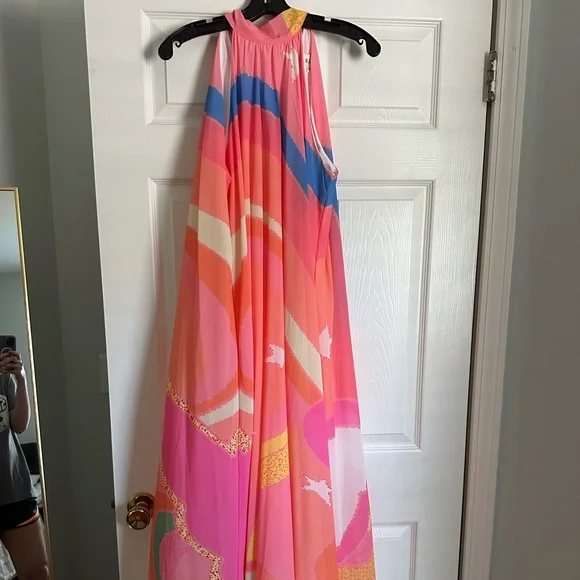 Red Dress by Aura Rainbow Star Dress - Picture 3 of 5